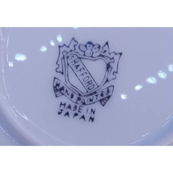 Snack Plates Shafford Japan VTG MCM Atomic Starburst Cup Snowflake Set - Picture 7 of 13